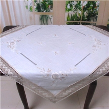高档低价田园绣花2款家纺家居台布布艺电脑电视冰箱防尘罩桌布