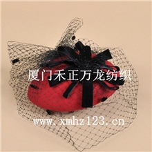 【企业集采】头花网头纱网眼布大菱形网头花黑丝网布头饰网