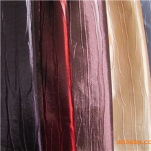 现货供应新款现代简约风格全涤褶皱软包装饰布料