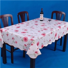 厂家直销peva防水桌布压花波浪桌布餐桌布台布欢迎来电详谈