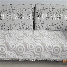 花好月圆沙发坐垫沙发盖布沙发蒙半盖款式