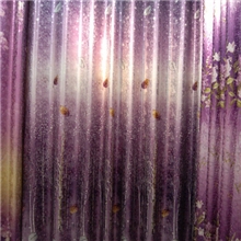 热卖绍兴柯桥提花印花银皮麻布窗帘布艺布料批发