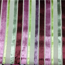 现货供应彩条形状系列割绒布，沙发软包布料