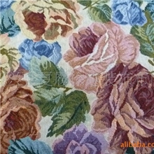 【厂家直销】供应各类提花沙发布，箱包布