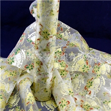 2012新款圣诞风格水晶纱切边纱卷