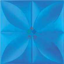 宝石蓝ABS三维扣板门头装修立体3d背景墙广告装饰材料