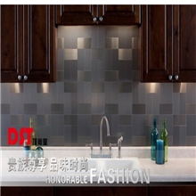 【新品特惠】朗域品牌广州厨房浴室专用银色金属拉丝马赛克瓷砖