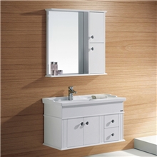 佛山实木浴室柜厂家浴室柜橡木新款简欧现代浴室柜批发3188