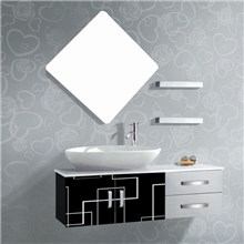 佛山浴室柜厂家供应新款现代实木浴室柜吊柜瑝玛浴柜批发3174