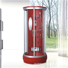 厂家直销红色高档淋浴房电脑版蒸汽淋浴房外贸出口