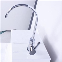 柏莎卫浴AORO牌单孔单把厨房冷热水龙头全黄铜镀水槽龙头批发
