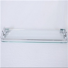 柏莎卫浴AORO牌全铜+钢化玻璃化妆平台、置物架批发