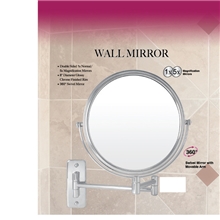 批发供应新款不锈钢创意化妆镜欧式双面镜子化妆镜