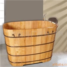 佛山市总统厂家直销100%进口橡木足疗木盆、冲浪按摩木桶