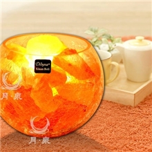 喜马拉雅自然形盐灯月泉养生水晶盐灯矿物灯超低价促销