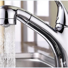 【价格最低】卫浴批发新款全铜抽拉水龙头冷热厨房龙头