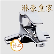 【厂家代销】优质全铜爆款热卖雅思二联面盆冷热水龙头批发