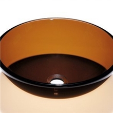 【阿卡瑞斯卫浴】厂家直销钢化玻璃盆、玻璃洗手盆,茶玻洗手盆