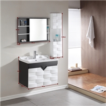橡木浴室柜黑白橡木浴室柜优质橡木浴室柜高档橡木浴室柜
