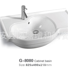 【世佳卫浴】厂家直销8080左盆，陶瓷盆，艺术盆，薄边盆