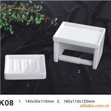 加陶卫浴-陶瓷肥皂盅/纸盅/毛巾架/置物架/龙头