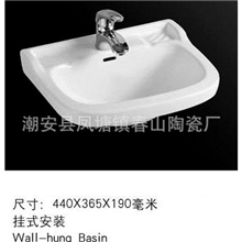 出口非洲18寸挂盆20寸挂盆潮州卫浴厂家卫生洁具批发低价陶瓷