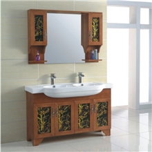 厂家直销潮州陶瓷实木浴室柜时尚风采尽在奔达--S-1212浴室柜