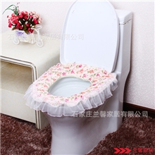 马桶罩马桶套单垫粉色单件坐垫蕾丝边坐便套马桶罩批发