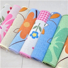 现货供应韩版田园花草款棉线圈工艺多种款式地垫/浴室垫