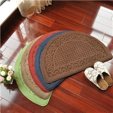 高效除尘高低圈防滑耐蹭2种规格丙纶半圆地垫\除尘垫