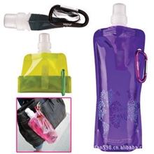 219高质量款户外可折叠水袋可印LOGO运动水壶水瓶折叠水壶