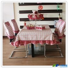 桌布椅套餐桌布椅垫布艺质朴田园纯棉时尚格子