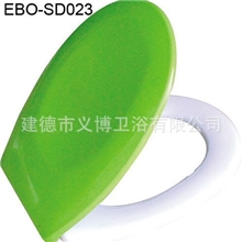 批发供应EBO-SD023绿色静音缓降马桶盖