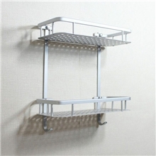 8838卫生间置物架太空铝浴室毛巾架、置物五金挂架厂家批发