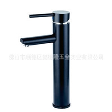 供应太空铝水龙头颜色齐全圆形长款6001