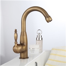 全铜欧式仿古龙头沐标卫浴单把厨房菜盆水龙头F1224水龙头批发