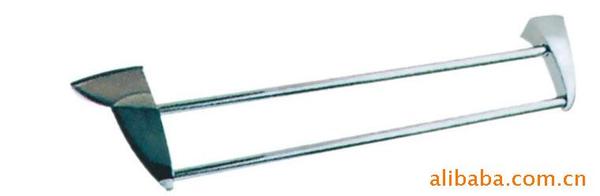 供应8725锌合金镀铬+亚光双杆/毛巾架