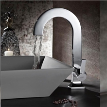 GIZIL吉之莱卫浴全铜廉刀龙头MF005单孔单把冷热水龙头