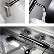 厂家供应面盆水龙头镀烙/镀黑/镀金全铜面盆水龙头WF003-CH五金