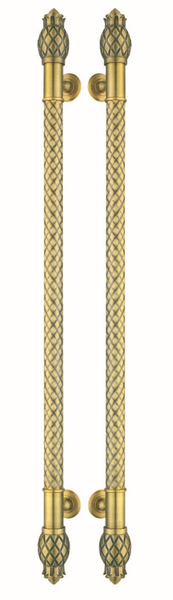 高档锌合金实木门大拉手