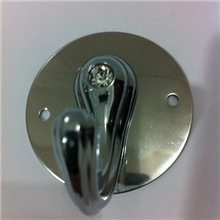 不锈钢钻石单钩排钩锌合金象鼻钩衣钩批发必进