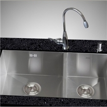 顺德不锈钢直角双盆水槽厨房洗菜水槽SX2005