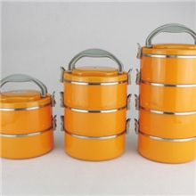 正品不锈钢韩国保温饭盒桶多层可爱学生便当盒套装保温桶保温提锅