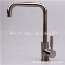 水龙头厂家,全铜,拉丝,厨房水龙头,水槽龙头,冷热水龙头,61067#