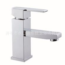 厂家直销高品质方形冷热水面盆龙头6002#脸盆龙头铜一件起批