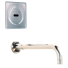 藏墙式感应水龙头圆形弯管节电2101-1