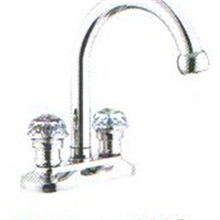 过滤嘴双把双孔面盆水龙头冷热单把水龙头厂家批发供应