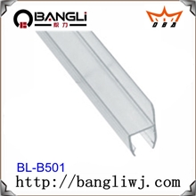 玻璃门胶条厂家批发H型180度防水胶条2米2/条密封条BL-B501