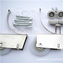 生产批发移门滑轮白色608+压轴玻璃移门滑轮壁柜门轮