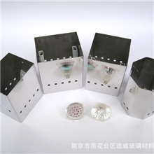 供应水晶柱底座七彩射灯水晶柱上下底座